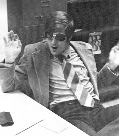 Steve Cervi had fun with this shot in the 1973 Coronado High School yearbook, Recuerdos (for which he was the advisor)
Courtesy of Coronado High