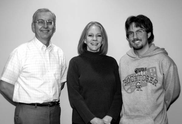 Elected to the Organization of Westside Neighbors (OWN) board Jan. 10 were incumbents Welling Clark (left) and 
Bunny Blaha and new member Travers Jordan. At the Jan. 24 OWN board meeting, Clark  was elected president for a third year and Blaha named secretary.
Westside Pioneer photo