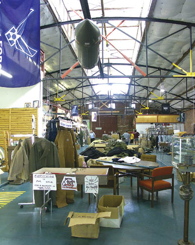 A fair amount of items remained unsold going into the last
week for the 61-year-old Surplus City. The final day, prior
to an auction, will be Saturday, June 24, according to owner Dave Lippincott.
Westside Pioneer photo